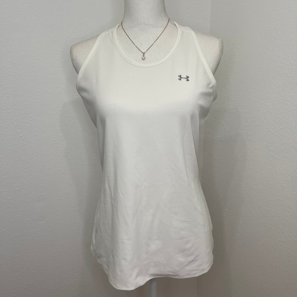 UNDER ARMOUR Heatgear Black and white Racerback Tank top Bundle - Picture 2 of 14